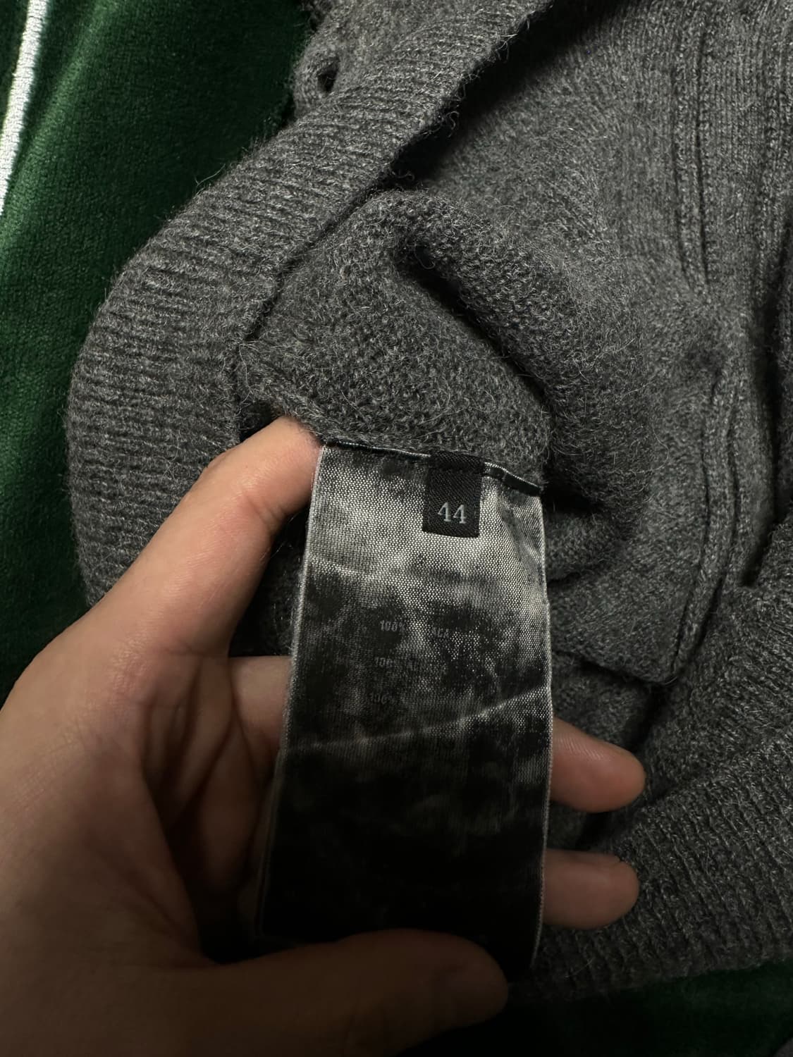 프라다 알파카 라운드넥 가디건 상품이미지6