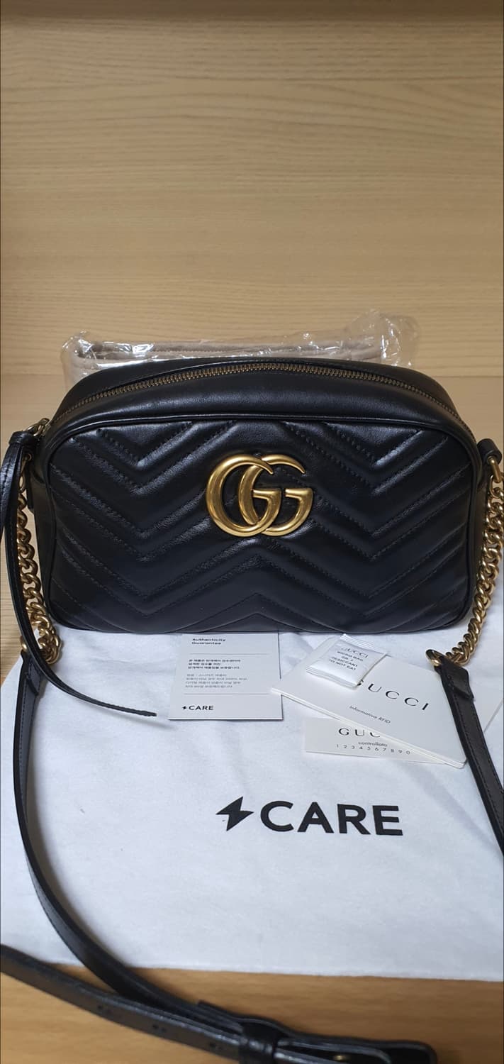 구찌 마틀라세 크로스/크로스백 스몰 새상품급 정품(감정서O) 상품이미지3