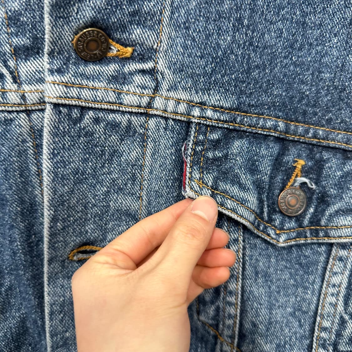 90‘s 리바이스 데님 트러커 자켓 상품이미지4