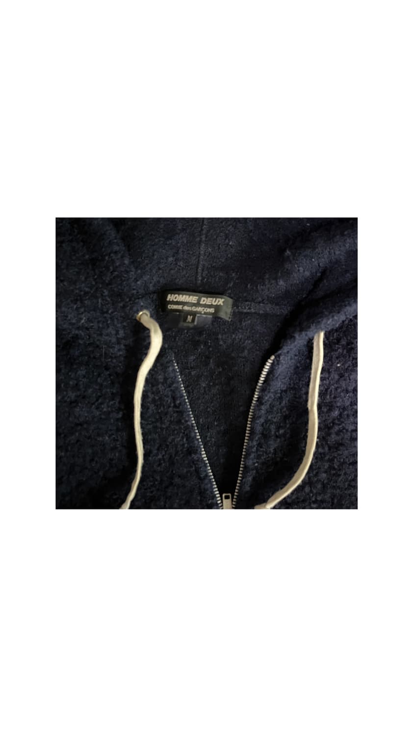 꼼데가르송 옴므 듀스 후드집업 M 상품이미지2