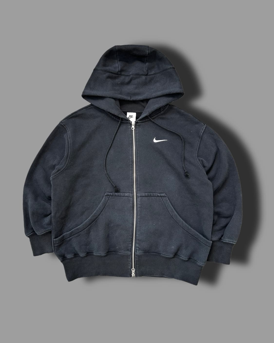 나이키 스우시 블랙 후드집업 M 상품이미지4