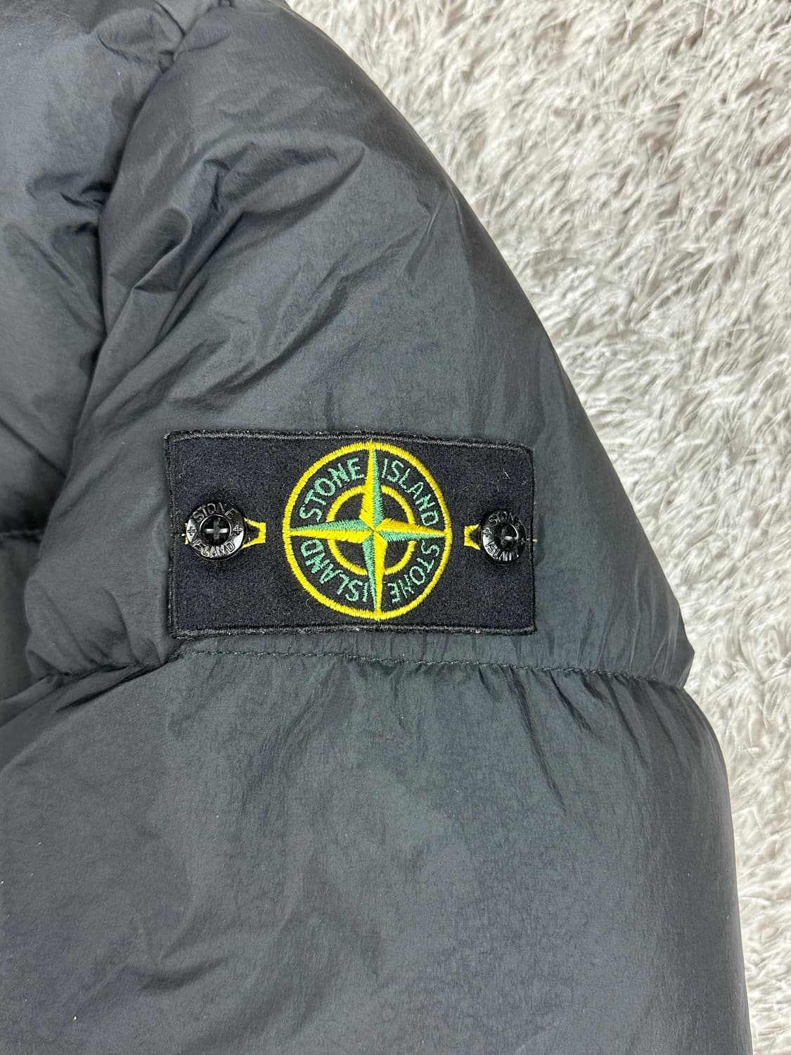 [L] 정품 스톤아일랜드 21FW 크링클랩스 롱패딩 블랙 상품이미지6