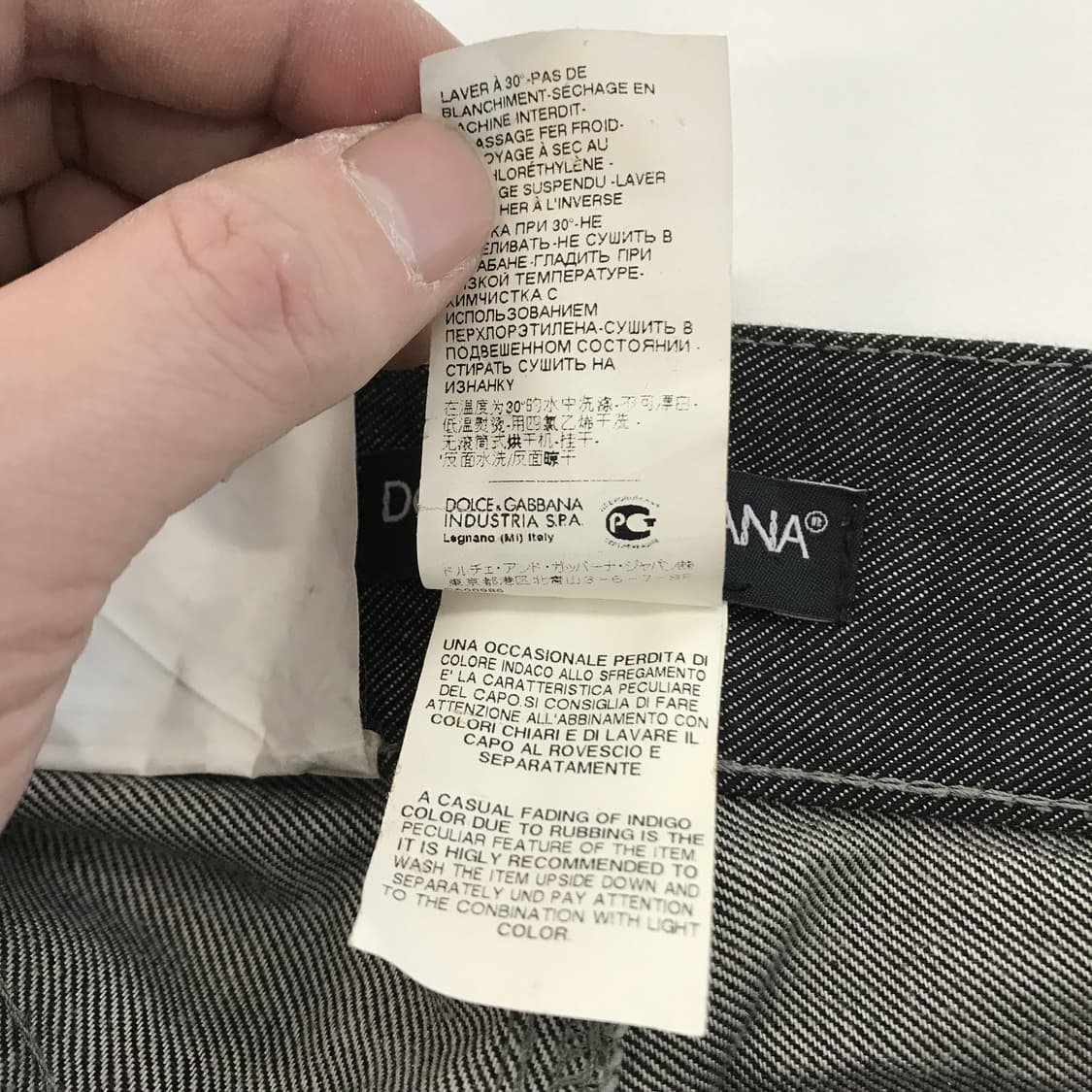 돌체앤가바나 실버플레이트 청바지 [34인치] 상품이미지6