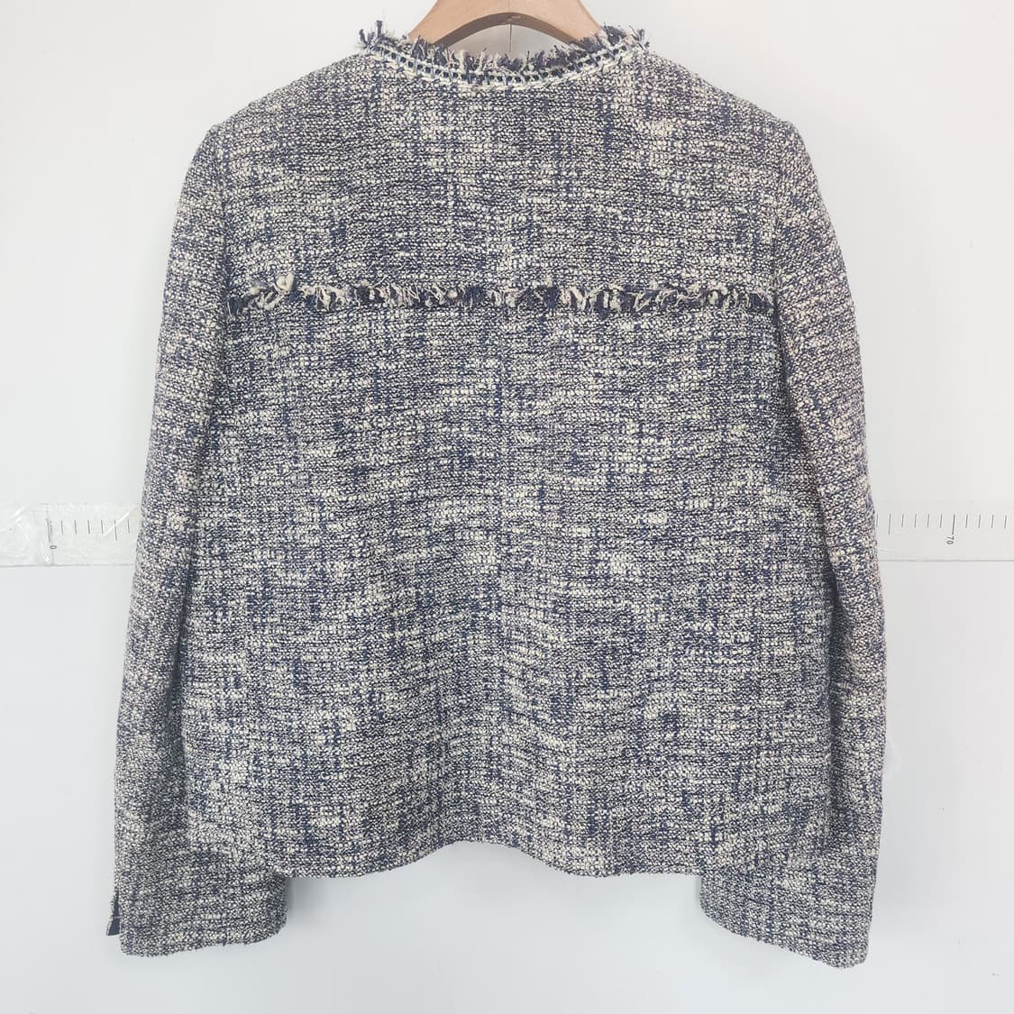 SOUP 믹스 트위드 노카라 자켓 상품이미지9