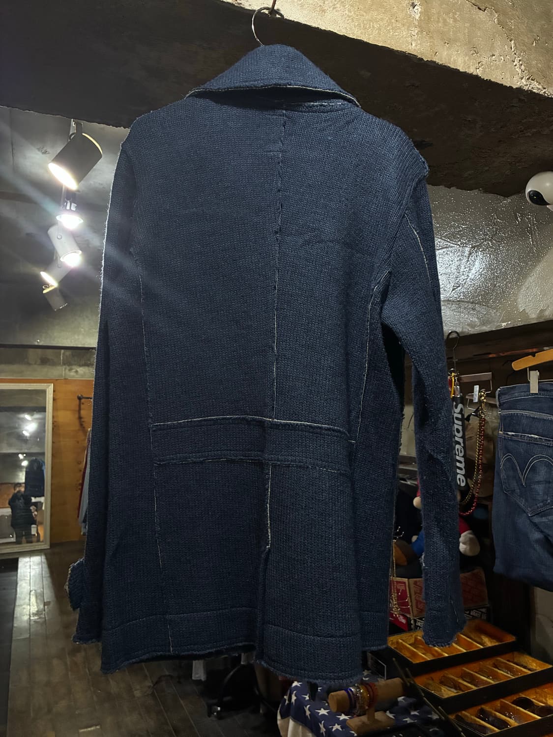 Diesel 디젤 니트 더블 피코트 자켓 상품이미지5