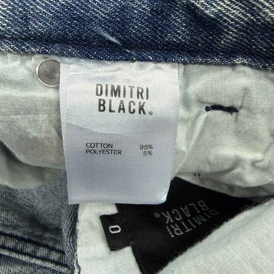 (0)디미트리 블랙 Dimitri black 원턱 워싱 데님반바지 상품이미지5