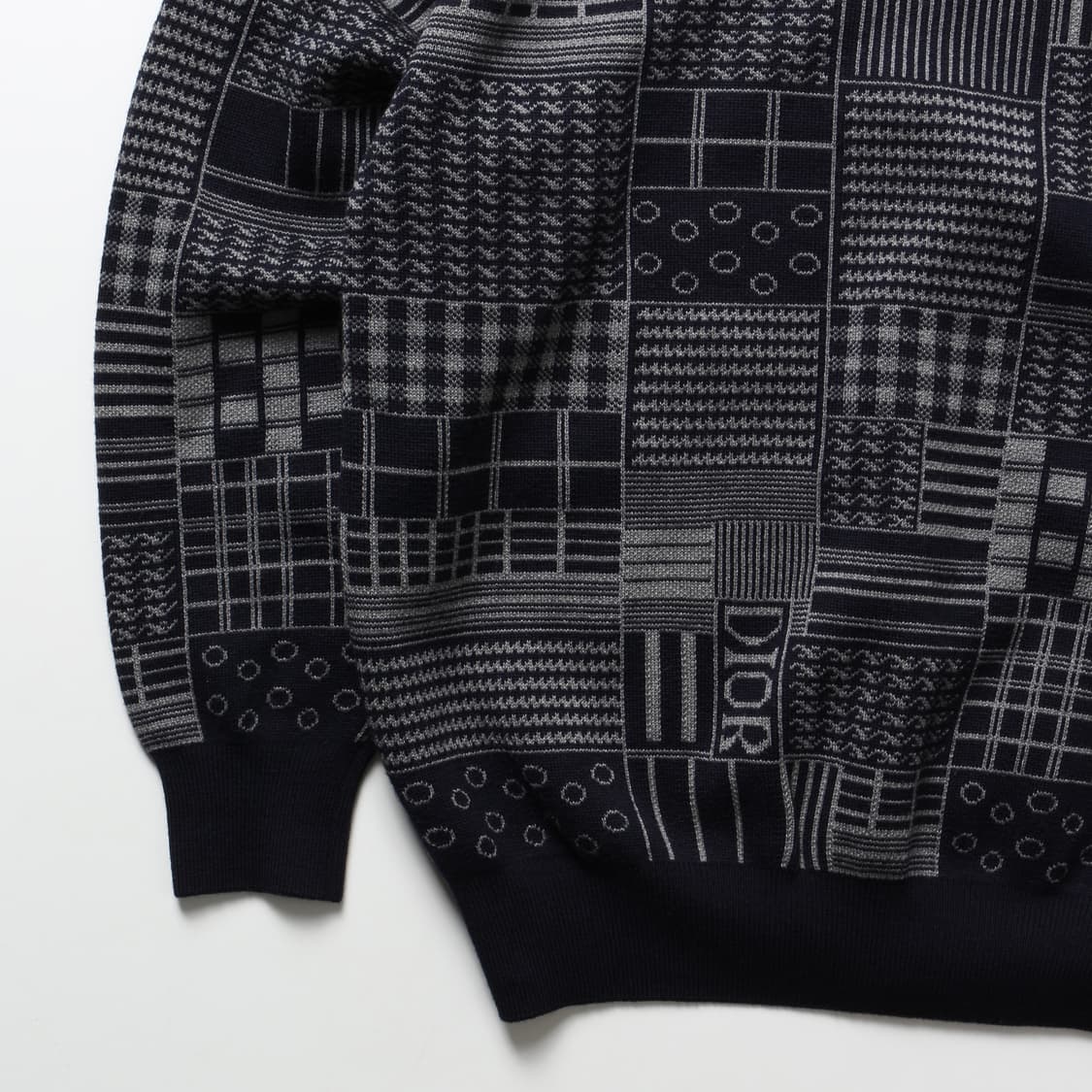 크리스찬 디올 90s 플레이드 니트   상품이미지8