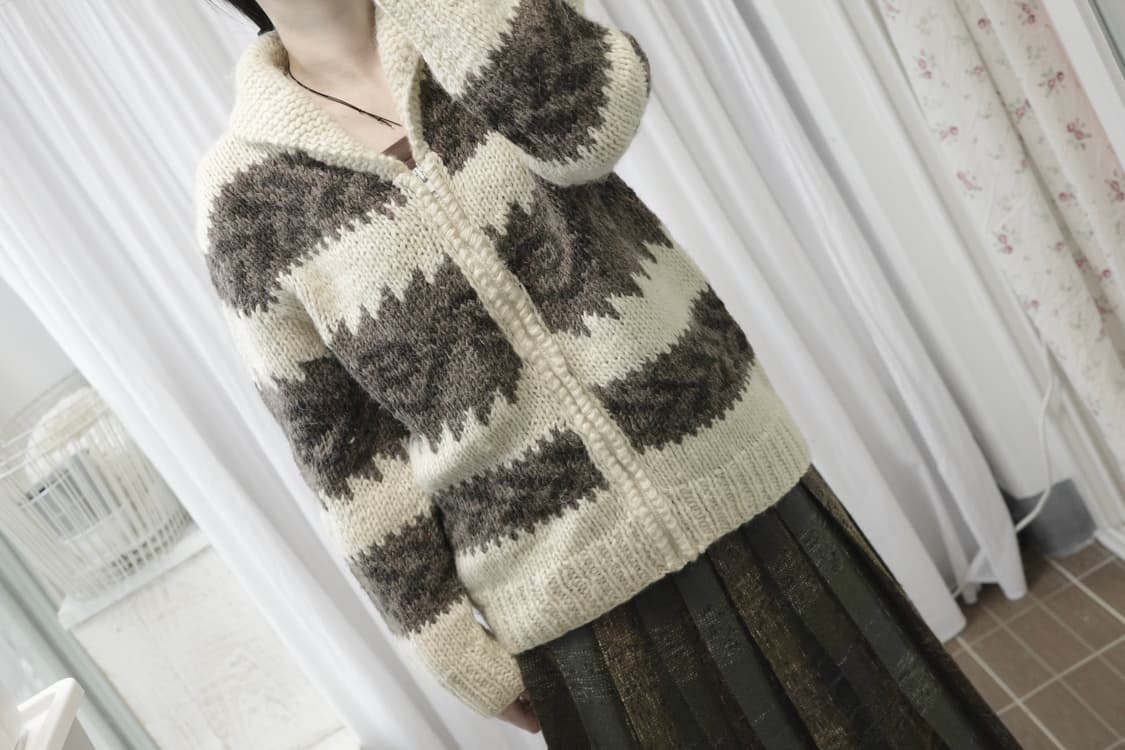 Nordic Cowichan Zip-Up 상품이미지4