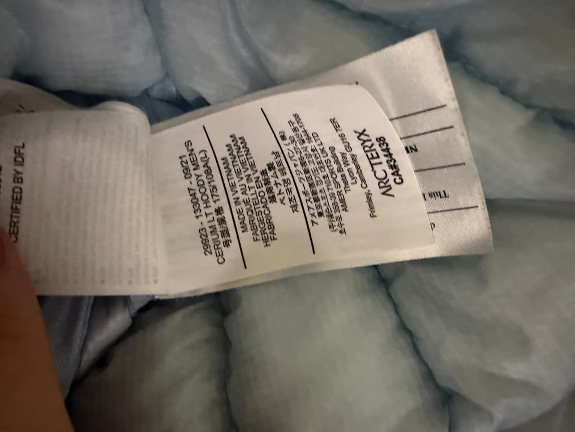 아크테릭스 세륨 LT 후디 Eather 이더 에테르 L 상품이미지4