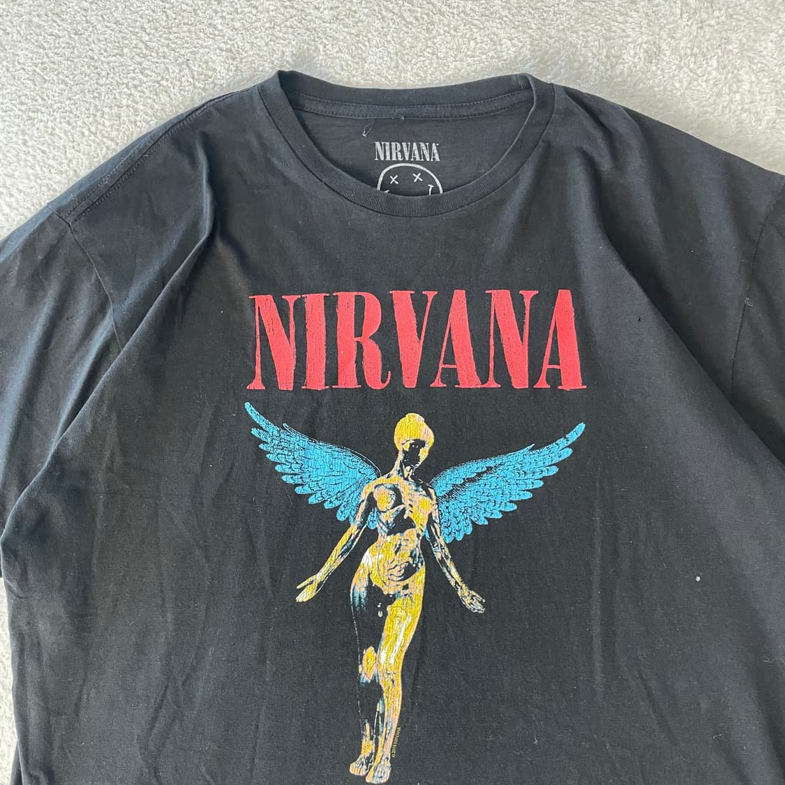 너바나 'in utero' 락티셔츠 상품이미지3