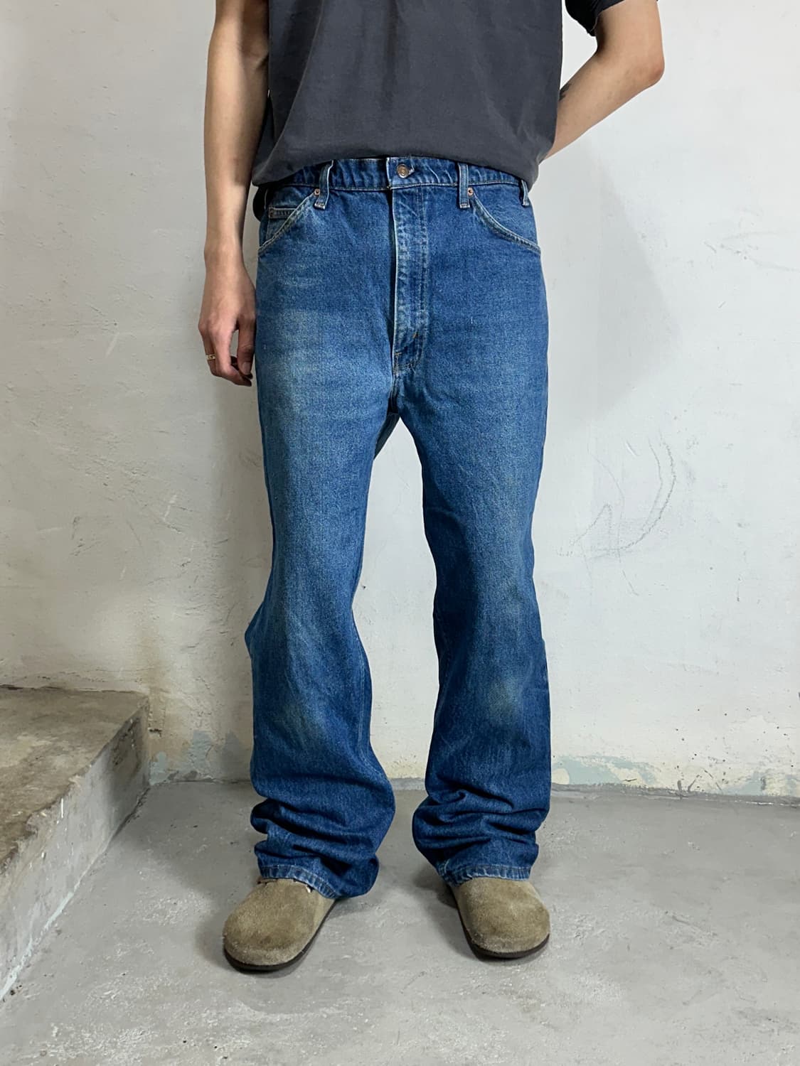 80's USA 빈티지 리바이스 517 오렌지탭 부츠컷 상품이미지1