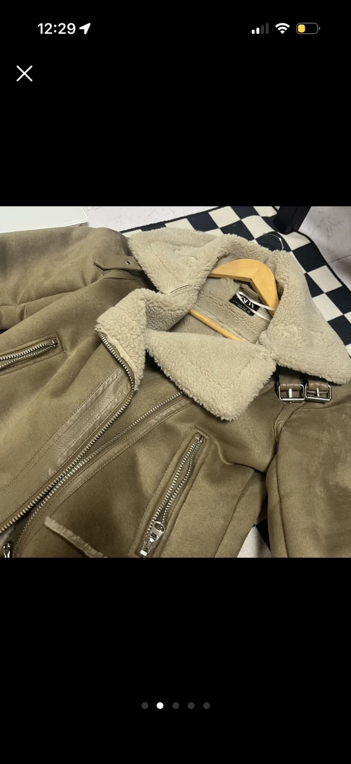 자라 무스탕 zara xs 상품이미지2