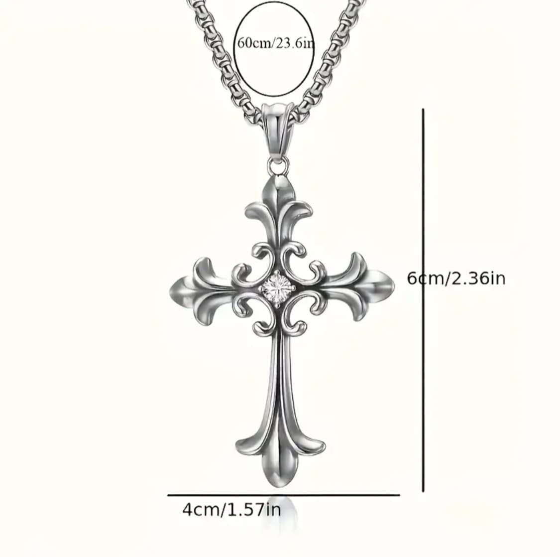 🌟남여공용🌟 십자가 빈티지 목걸이👻 상품이미지5