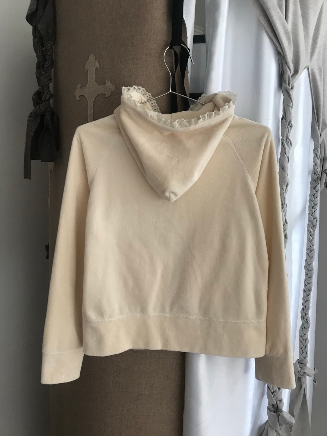 vintage lace zip-up hoodie 상품이미지9