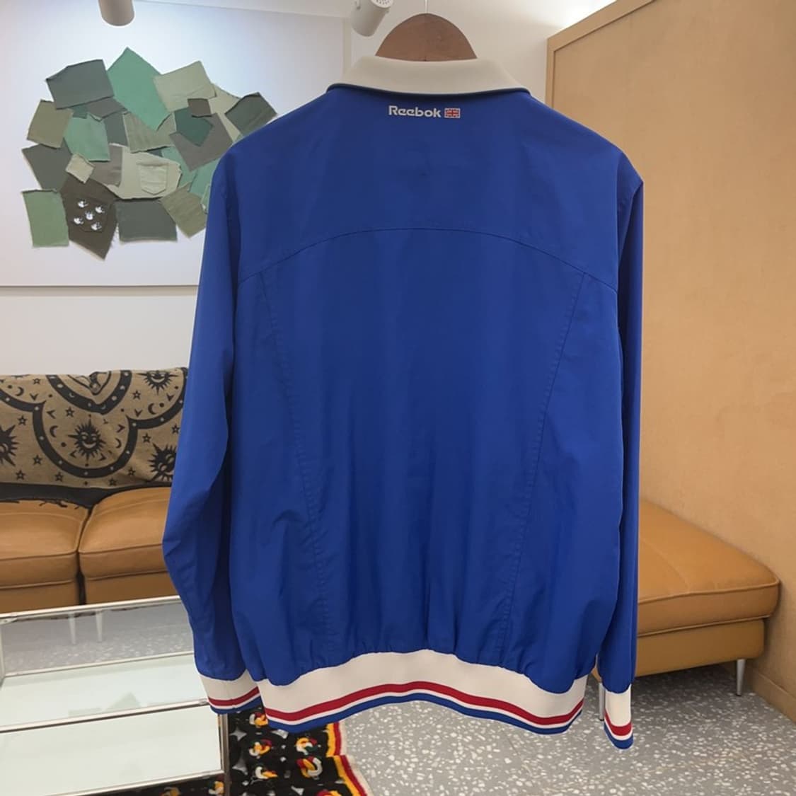 리복 올드스쿨 레트로 빈티지 바람막이 자켓 100 C08061 상품이미지4