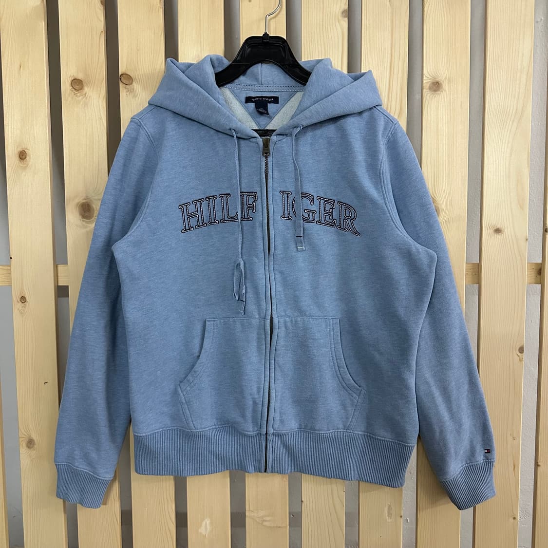 (M) 타미힐피거 스카이블루 후드집업 상품이미지1