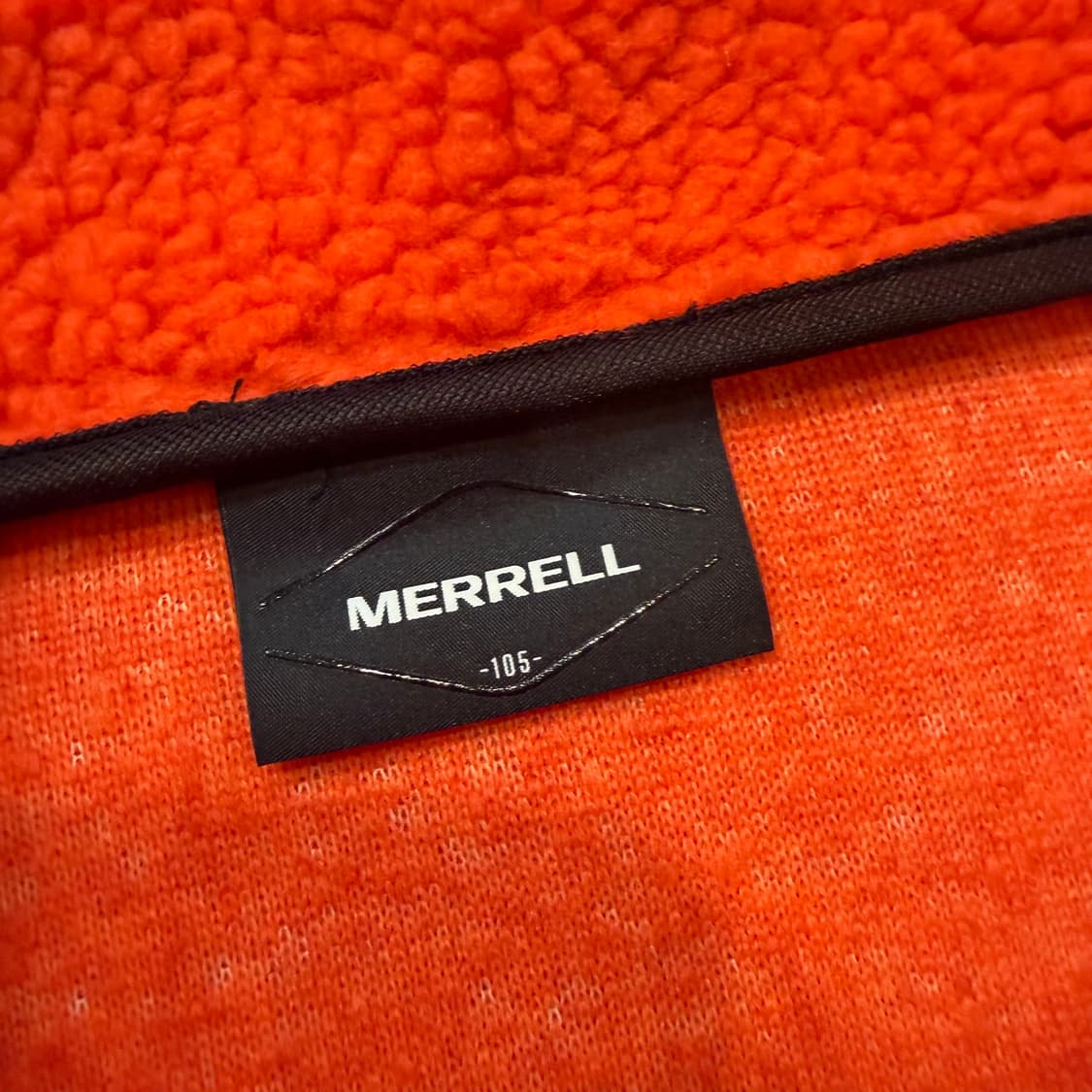 MERRELL 오렌지 하프집업 플리스 상품이미지4