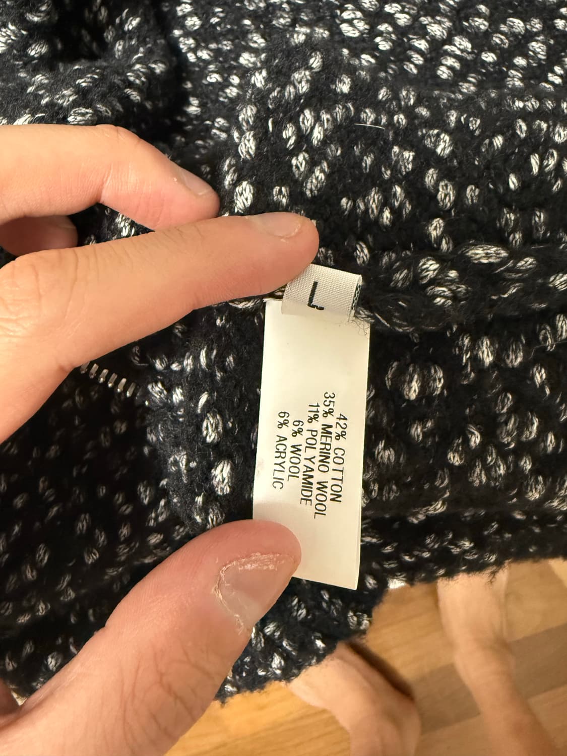 [L] 나마체코 집업 가디건 상품이미지3