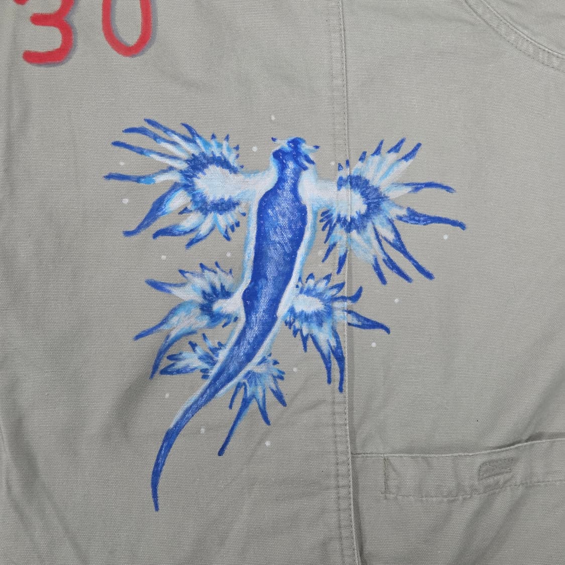 S.O/ 핸드드로잉, 자수 커스텀 자켓 상품이미지5