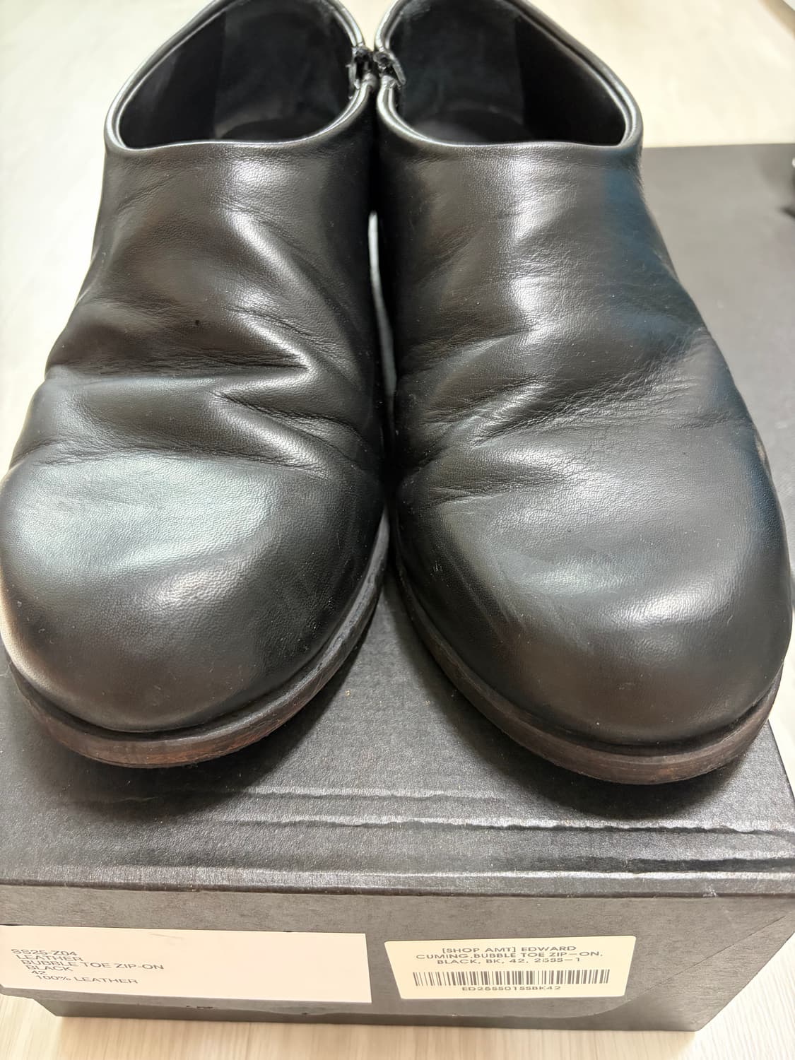 에드워드커밍 bubble toe zip-on 구두 상품이미지2