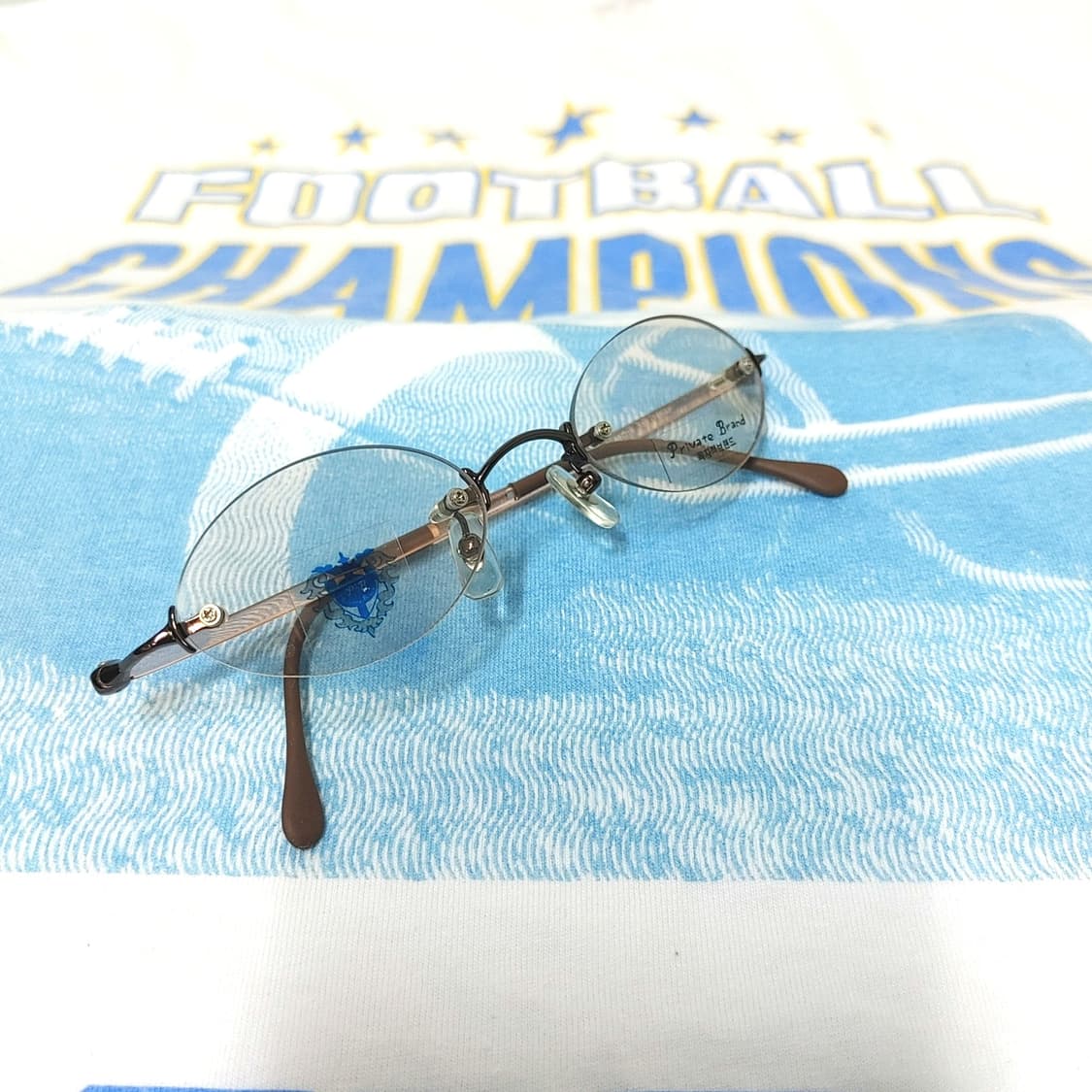 Private Brand 라운드 콤비 빈티지안경 상품이미지2