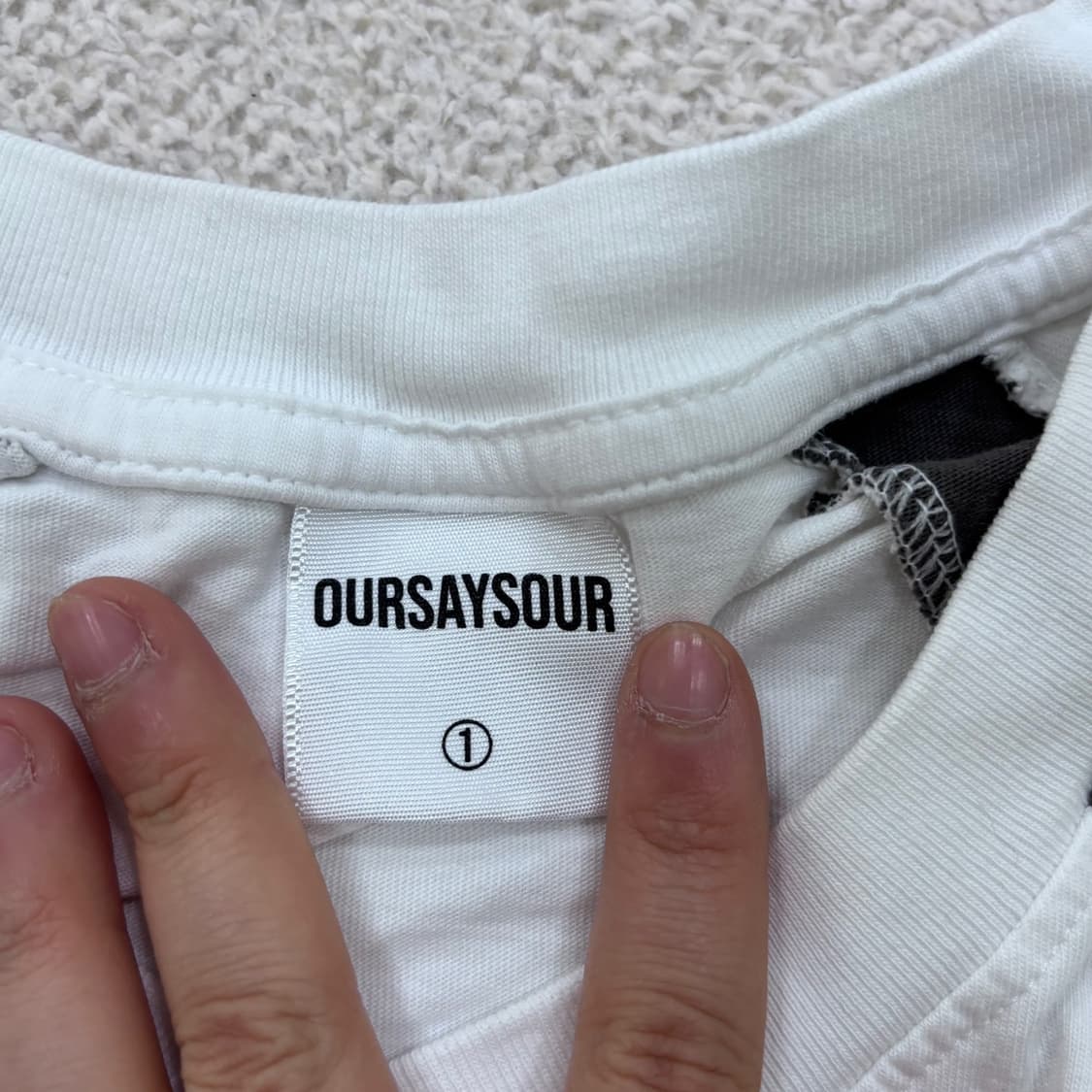 1 아워세이아워 반팔 티셔츠 0408E2 상품이미지3