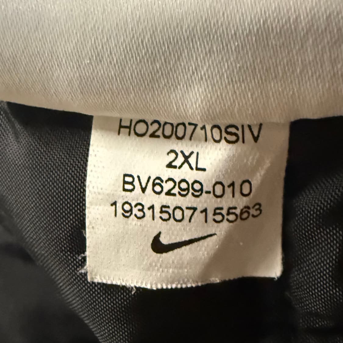 [정품/2XL] 나이키 블랙 패딩 후드집업 b10 상품이미지7