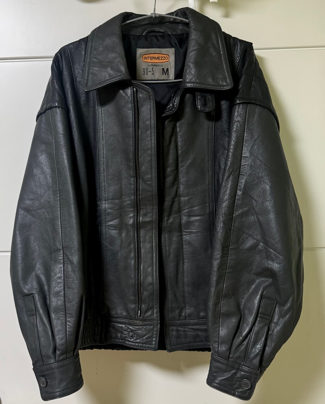 cow leather bomber jacket 상품이미지1