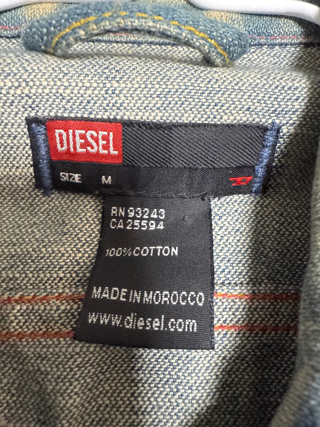 디젤 워시드 데님자켓 상품이미지4