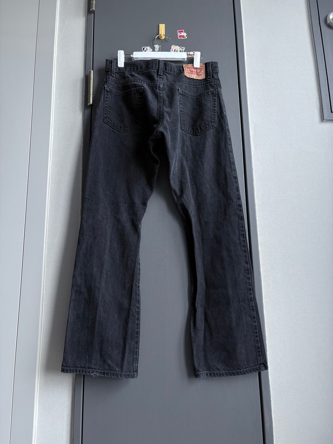 (34x32) 00s 리바이스 517 부츠컷 블랙진 상품이미지2