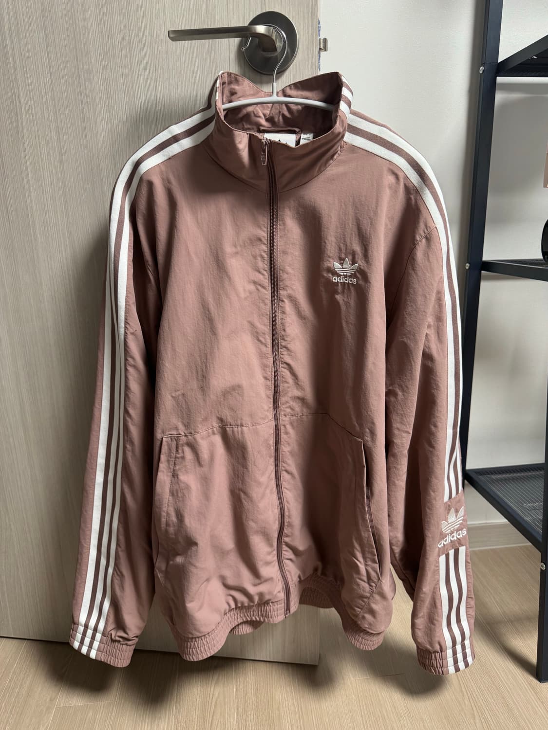 [2XL] 아디다스 락업 트랙탑 인디핑크 상품이미지1
