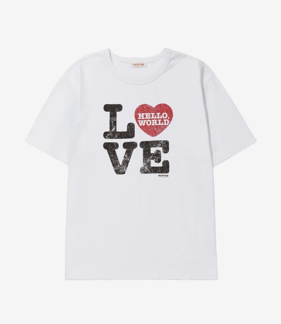 헬로 월드 LOVE 티셔츠 상품이미지2