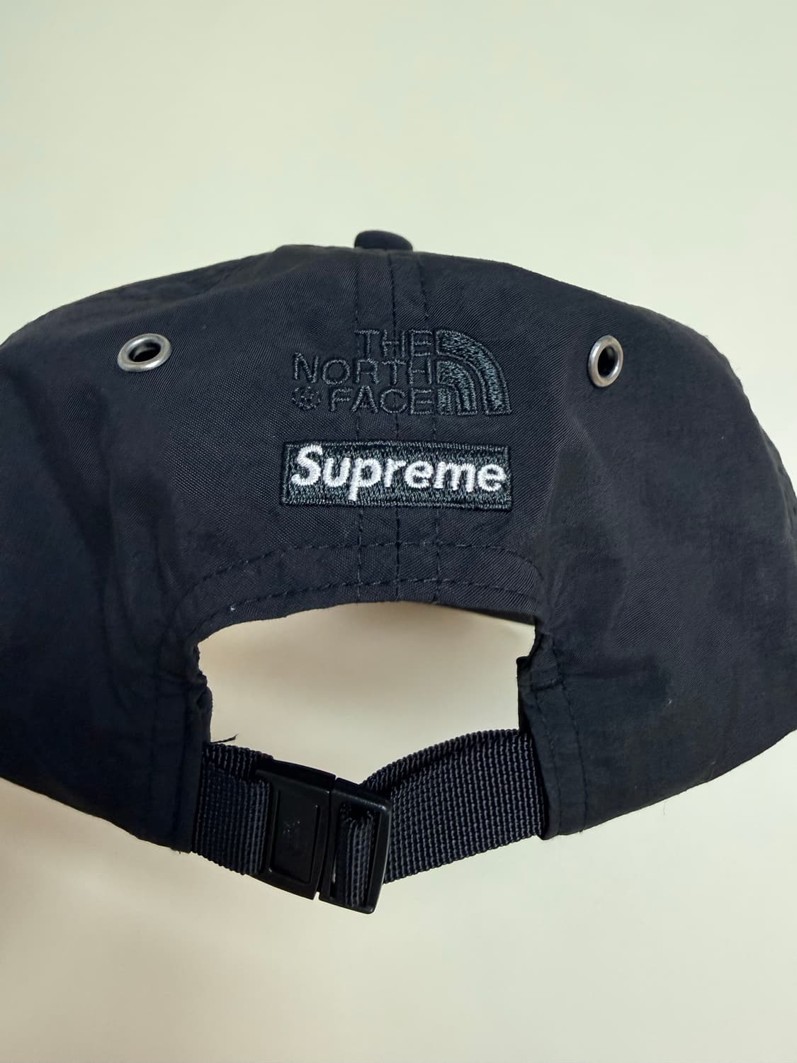 노스페이스 슈프림 설산 6패널 캡모자 검정 상품이미지4