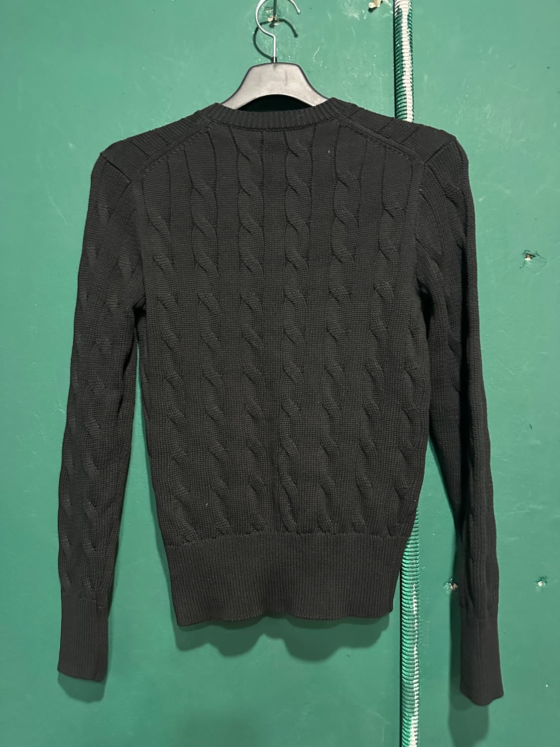 폴로 꽈베기가디건 블랙S 상품이미지2