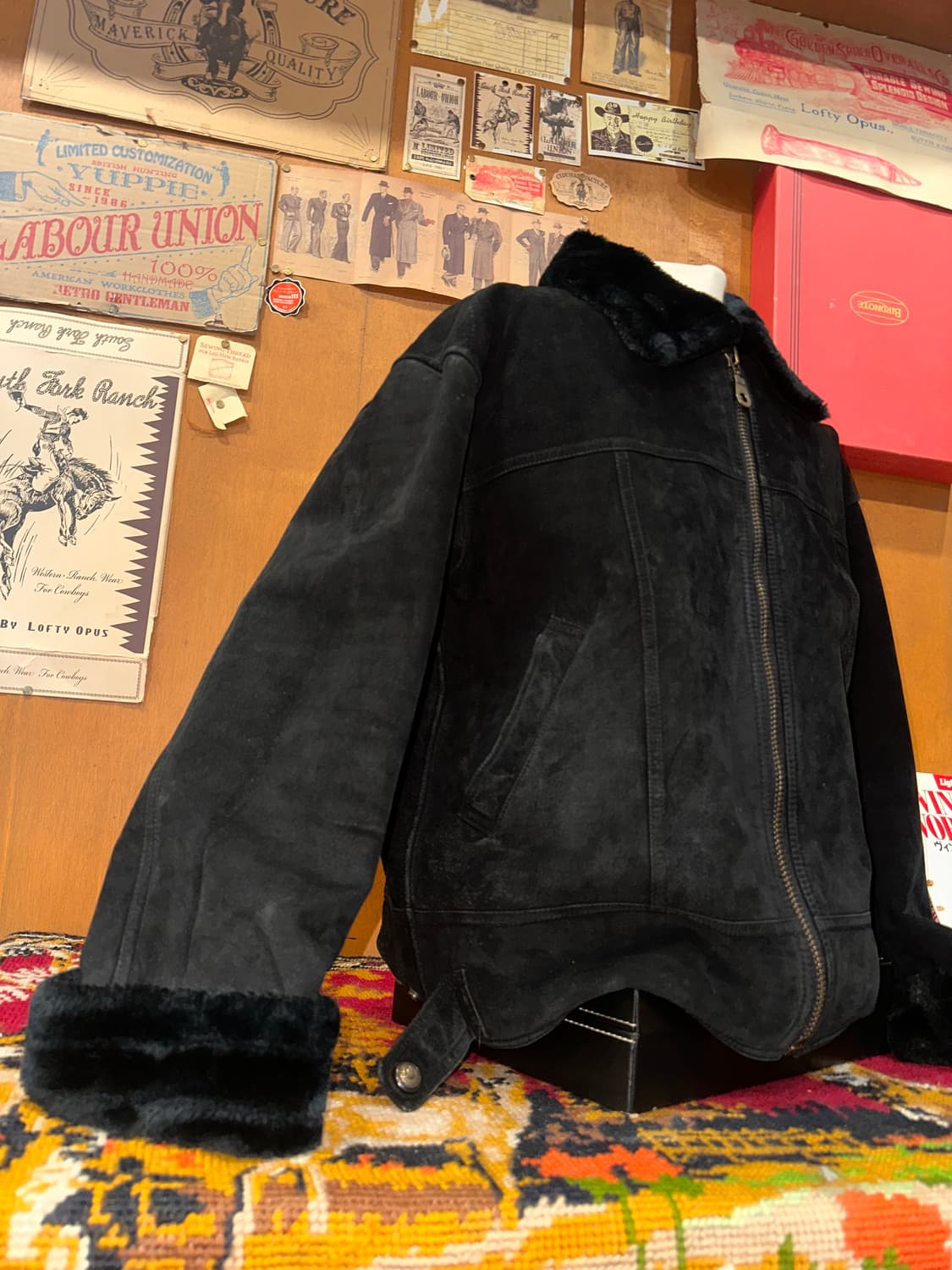 ( XL ) 세무자켓 가죽자켓 스포츠자켓 워크웨어 아메카지 빈티지 상품이미지2