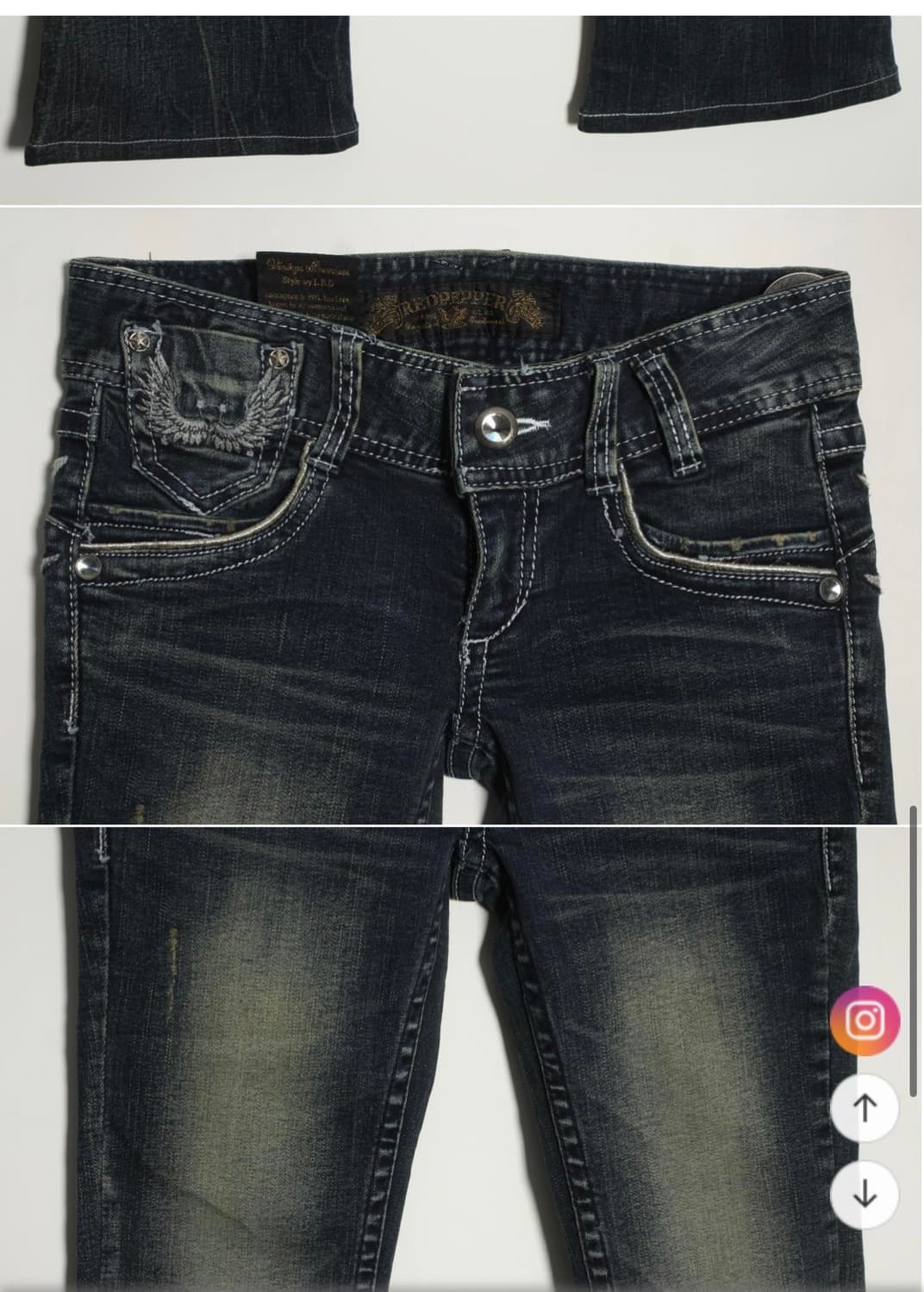 Red pepper 레드페퍼 로우라이즈 진 상품이미지3