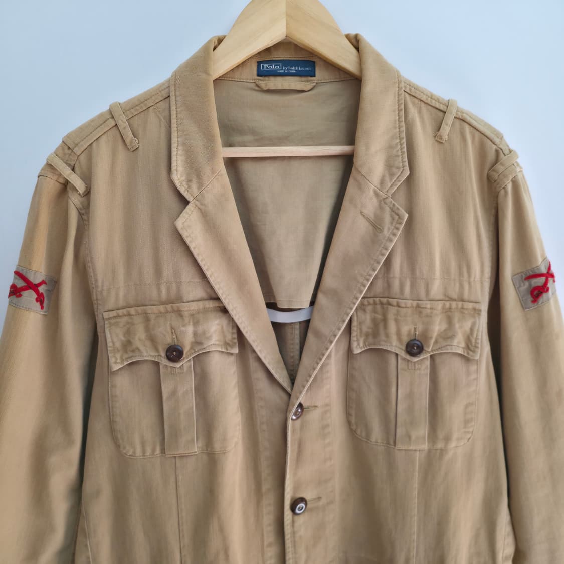 [L] 폴로 랄프로렌 밀리터리 코튼 사파리 자켓 상품이미지2