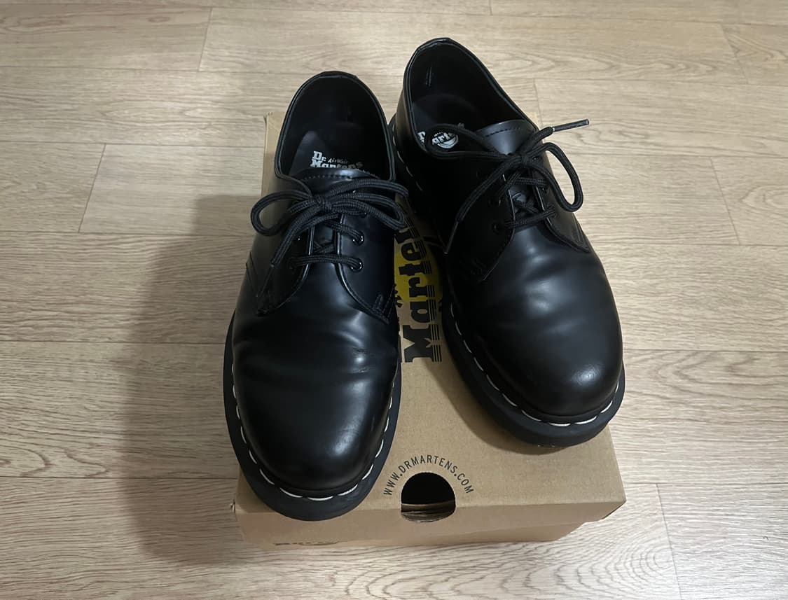 Dr. Martens 1461 WS Black Smooth 상품이미지2