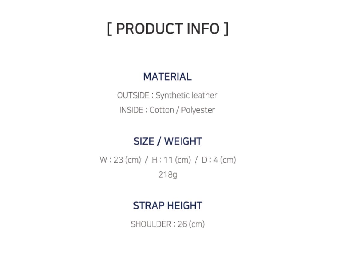 스퀘어라인 Oa 오아 숄더백 핑크 상품이미지3