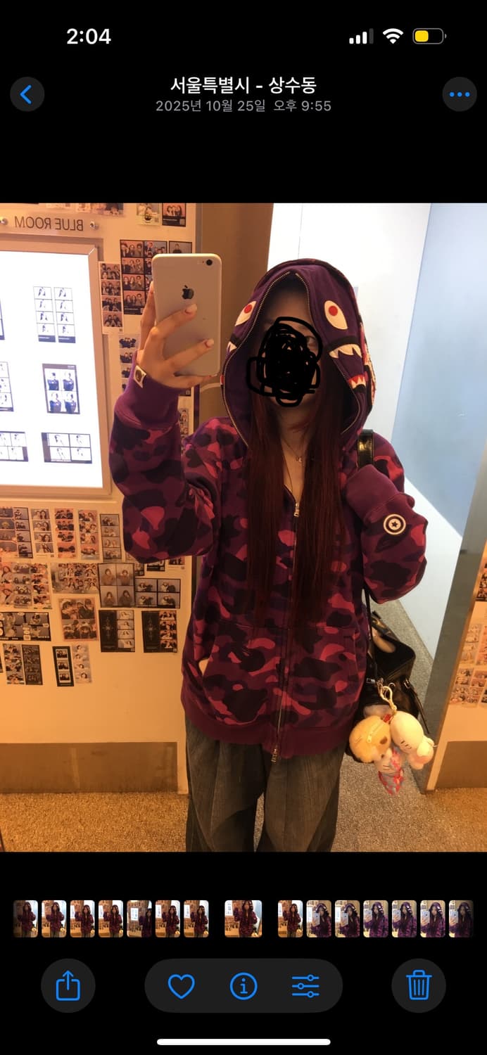 베이프 더블샤크 후드집업 XL 상품이미지1