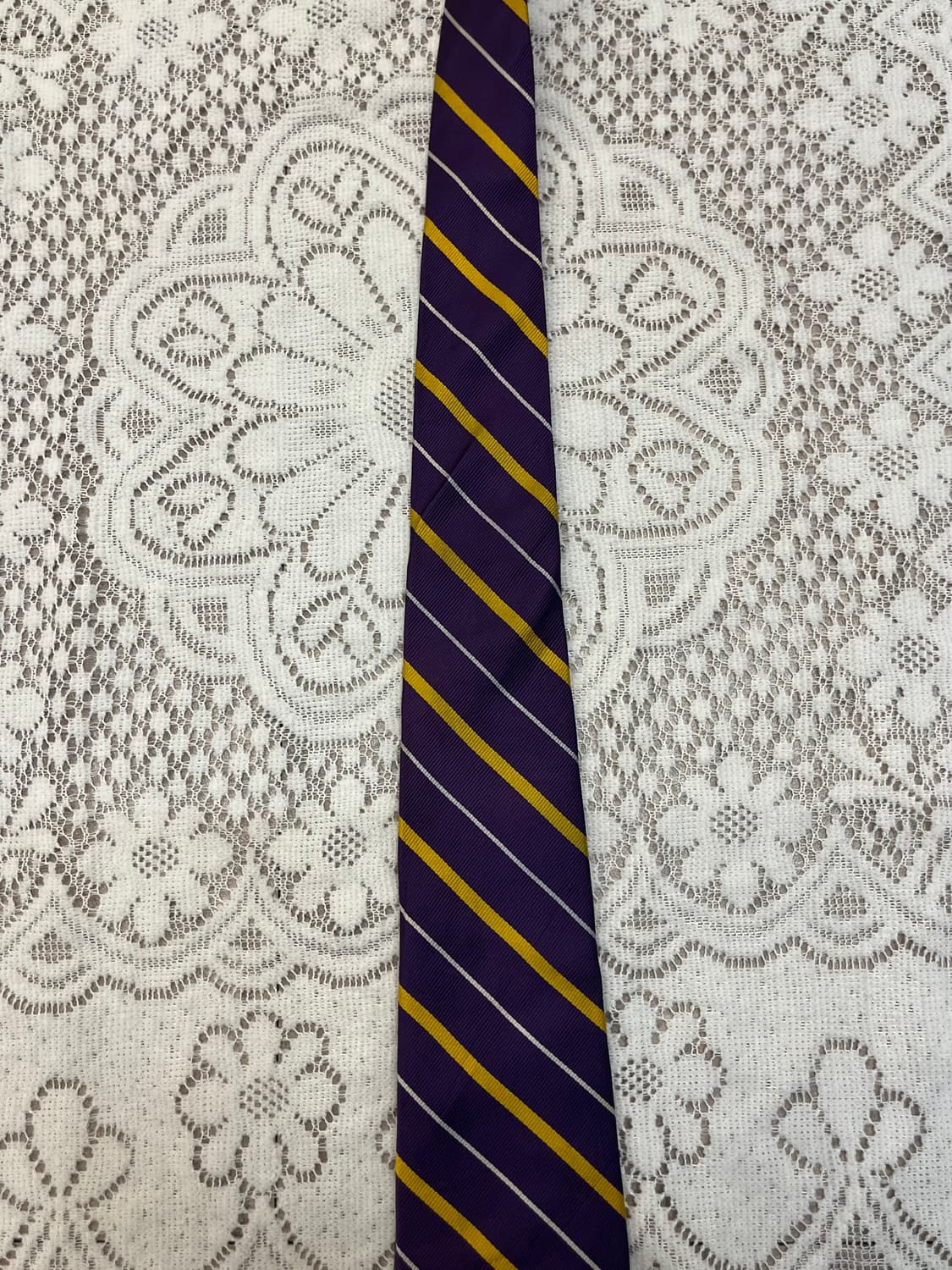 폴로 랄프로렌 스트라이프 넥타이 퍼플 #csz3132 상품이미지5