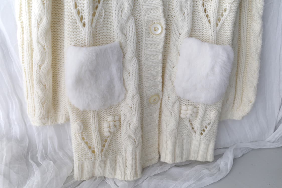 bubble fur cardigun 상품이미지4