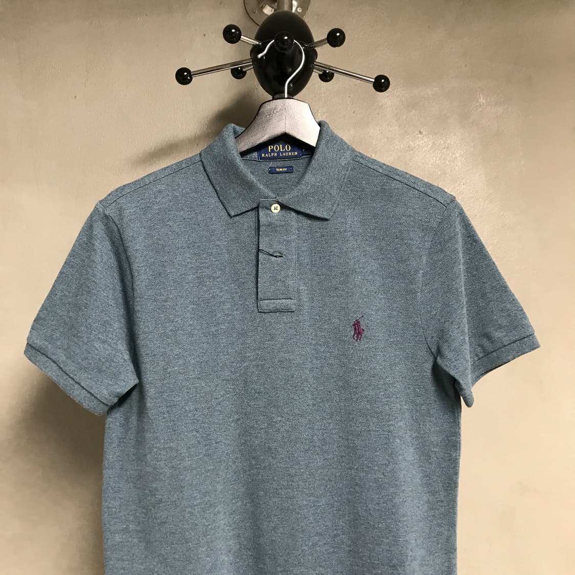 폴로 랄프로렌 PK 반팔 카라티 블루 S 상품이미지2