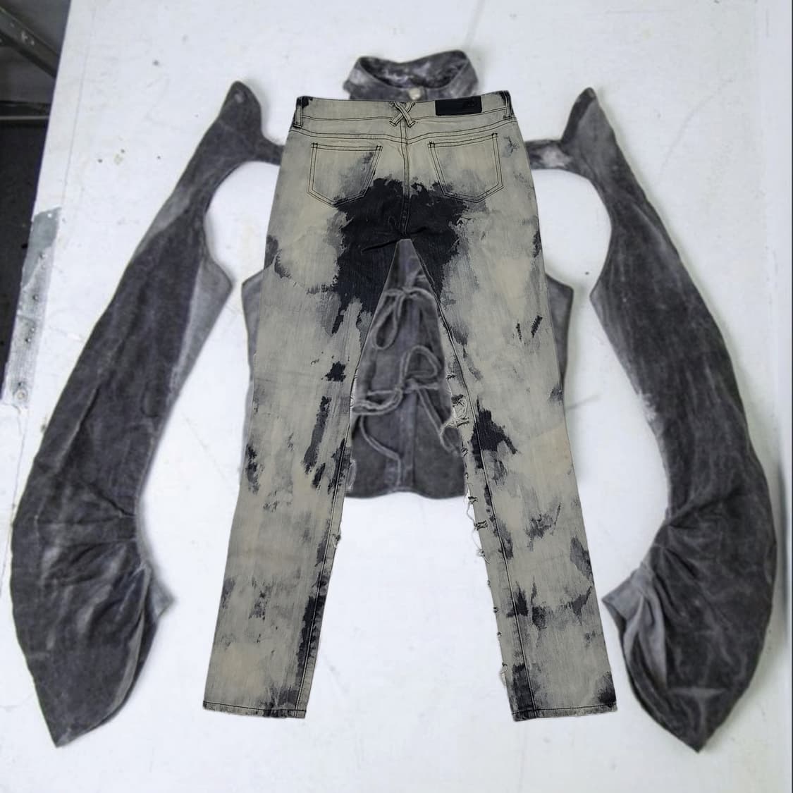 Vintage tie-dye damage grunge  상품이미지2