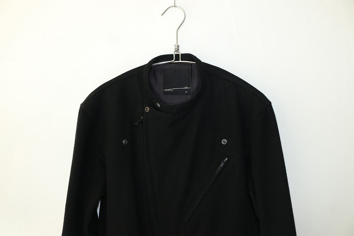 라드 뮤지션 사선 울 바이커 자켓  상품이미지5