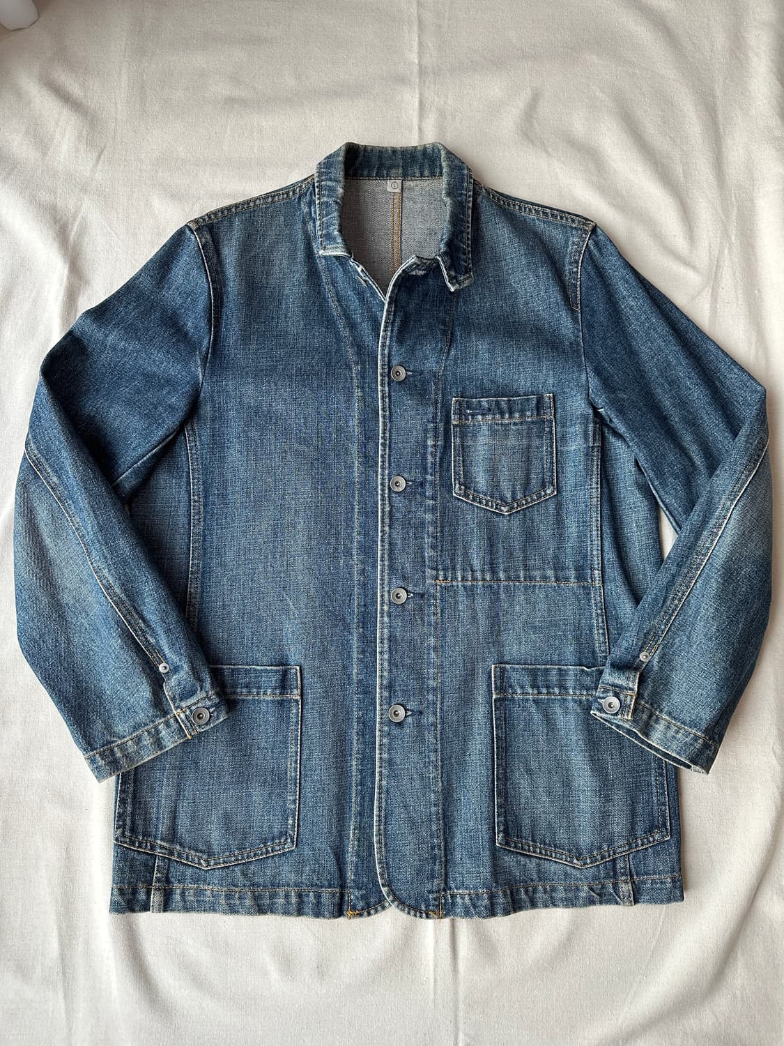 올드 유니클로 데님 초어자켓 L  상품이미지1