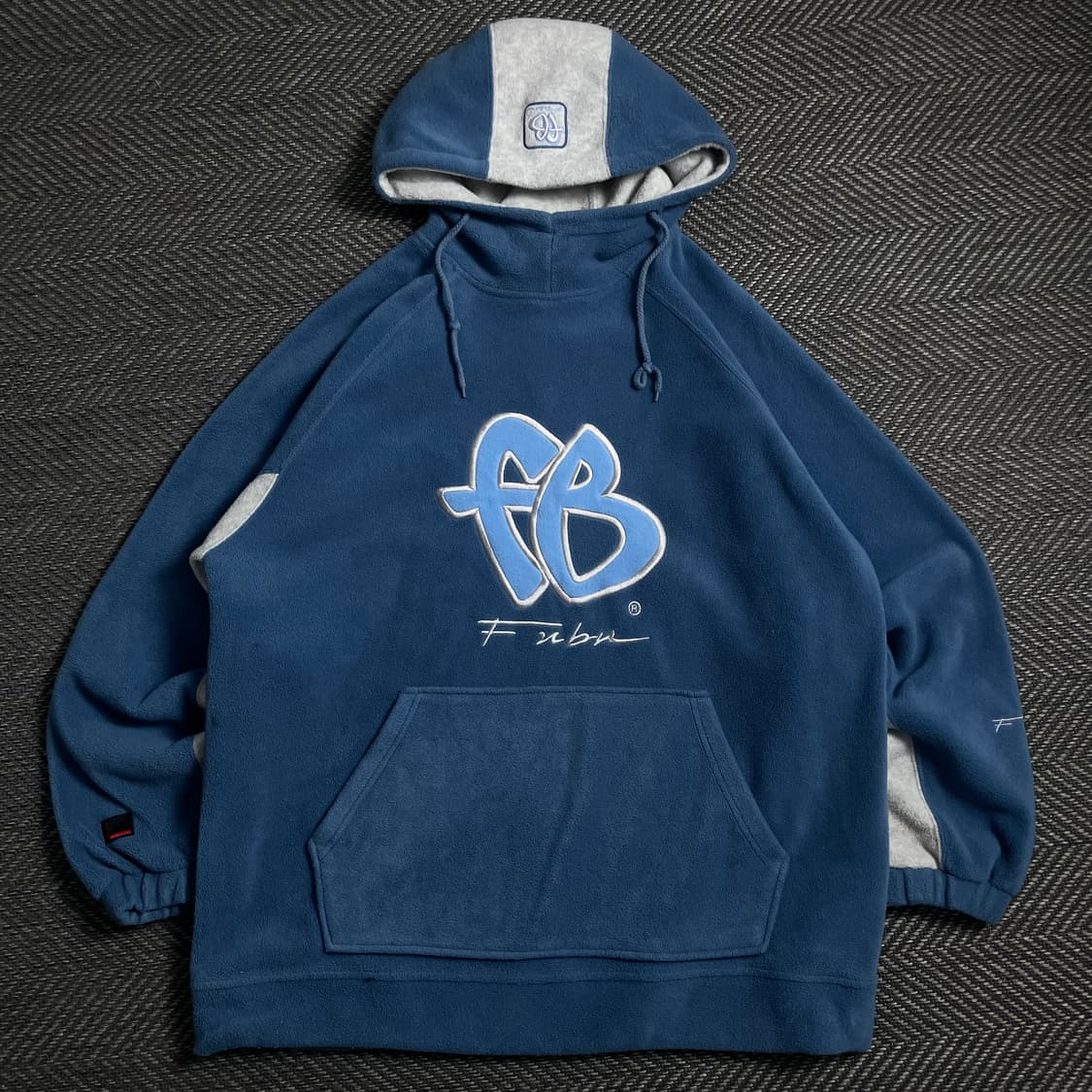 00s FUBU 올드스쿨 빅로고 플리스 후드 티셔츠 y 4688 상품이미지2