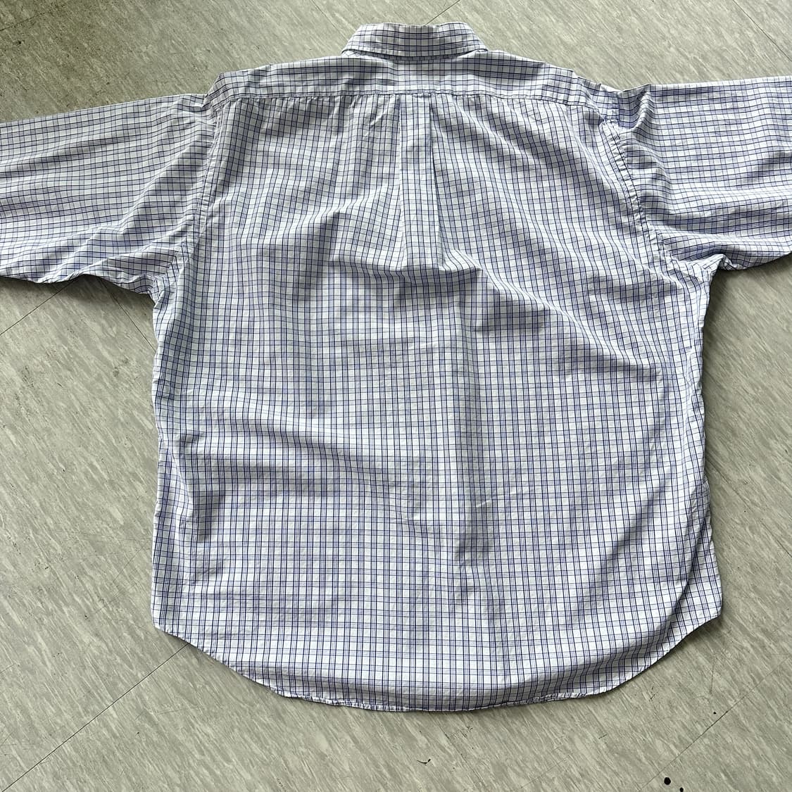 90s 폴로 랄프로렌 블레이크 체크 셔츠 XL 상품이미지6