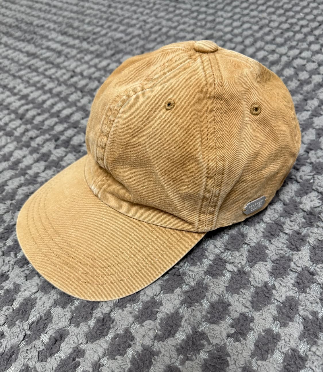  [CA4LA] 카시라 빈티지 베이지 코튼 볼캡 상품이미지1