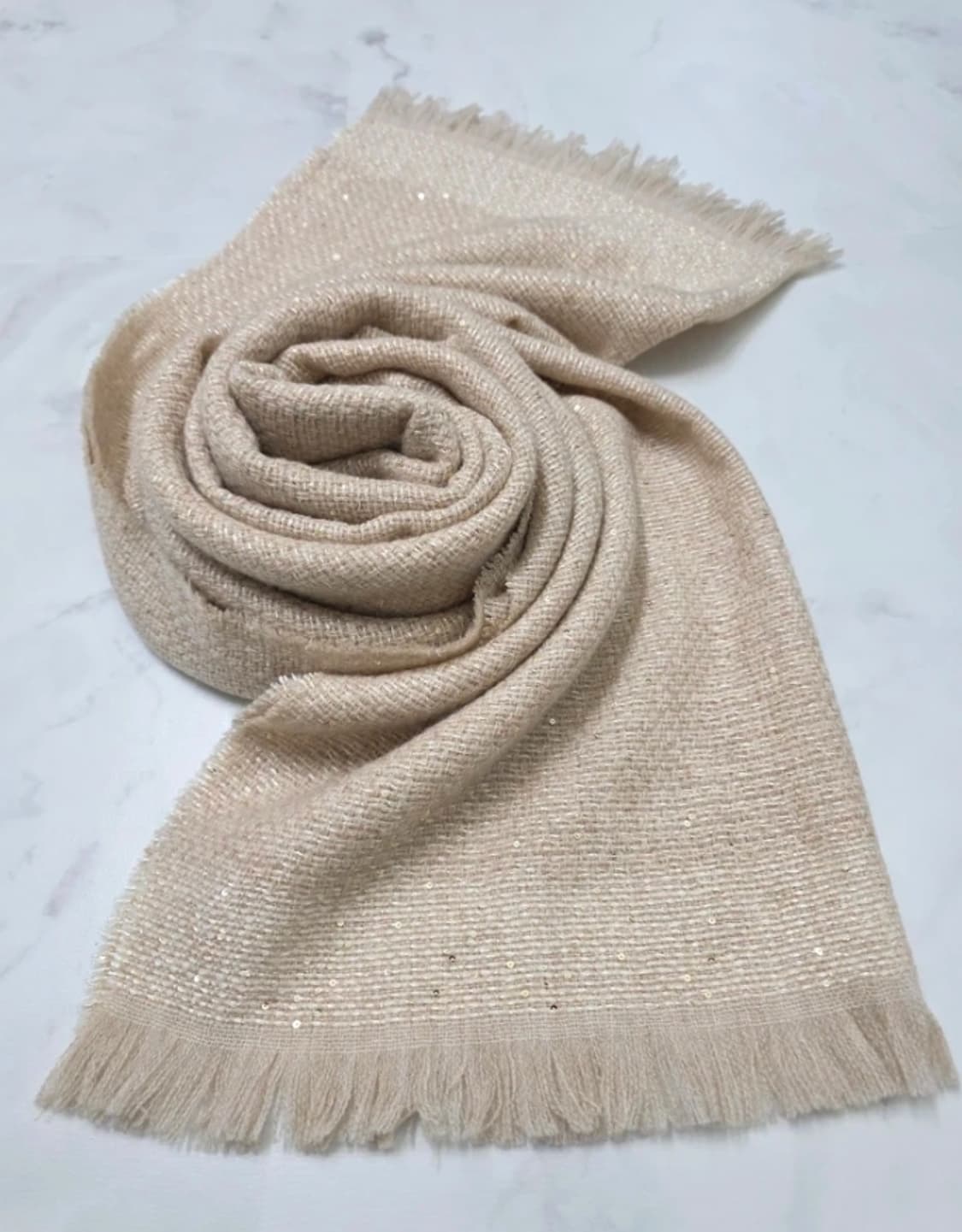 세인트존 센존 St. John 블루 라벨 머플러 상품이미지1